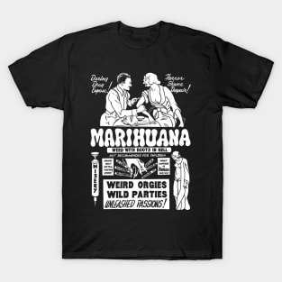 Marihuana: Weed with Roots in Hell (white) T-Shirt